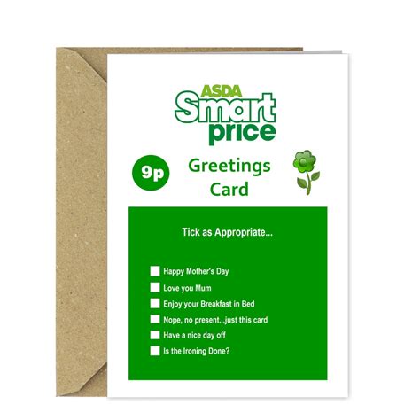 asda smart price mothers day card|asda smart price card for sale .